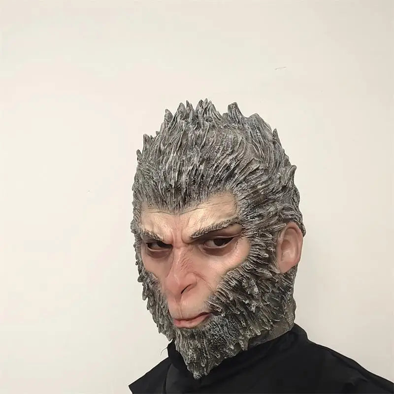 Black Myth Goku Head Suit Game Destiny Man Head Suit Halloween Costume Mask Props Halloween Mask