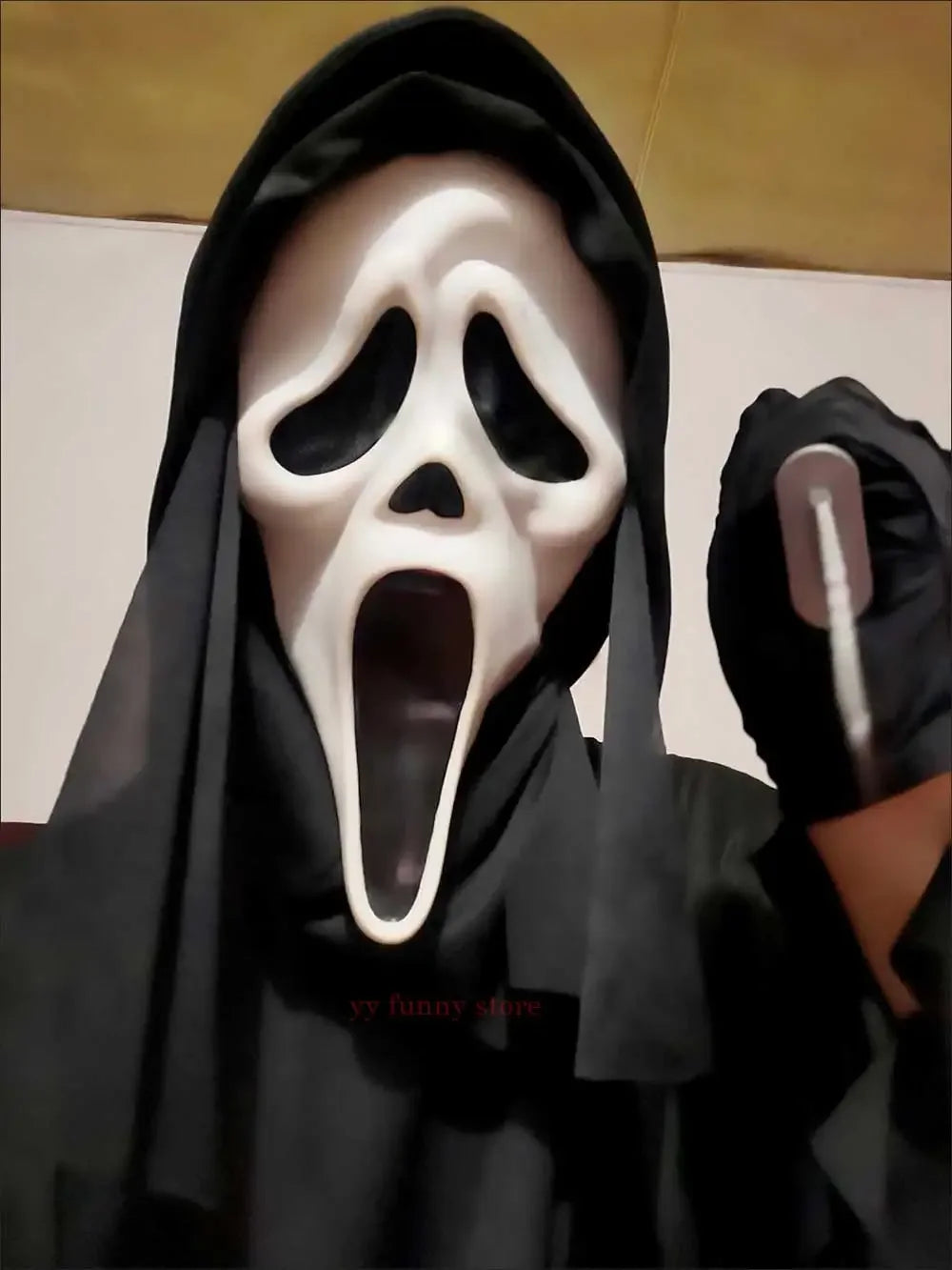 Kids Scream Costume Children Fancy Dress Halloween Party Horror Death Ghostface Costume Boys Teens