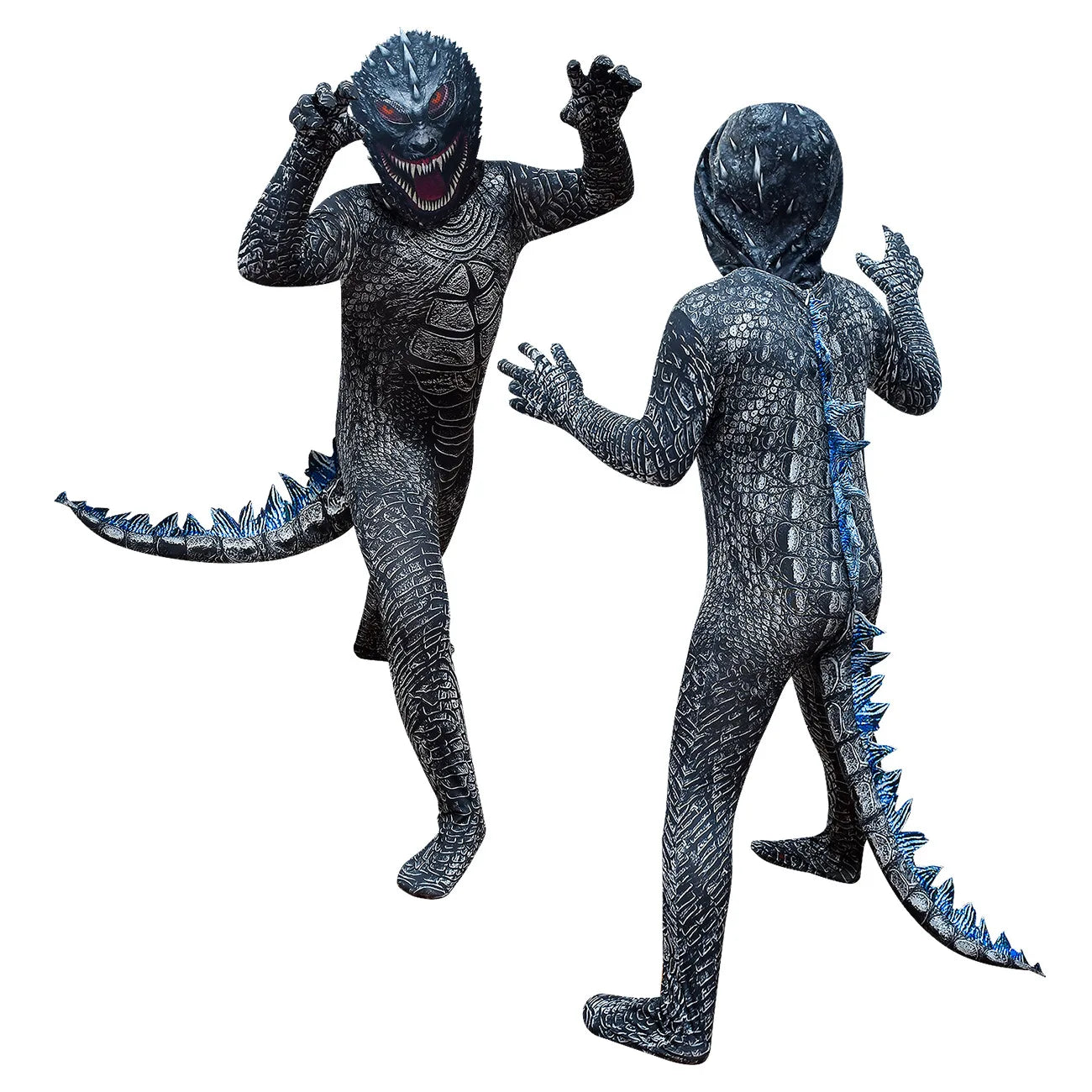 Boys G-Godzillae vs. King Kong clothes Child Dinosaur Monster Halloween Cosplay Child Cartoon Fantasia Carnival Cosplay Costume