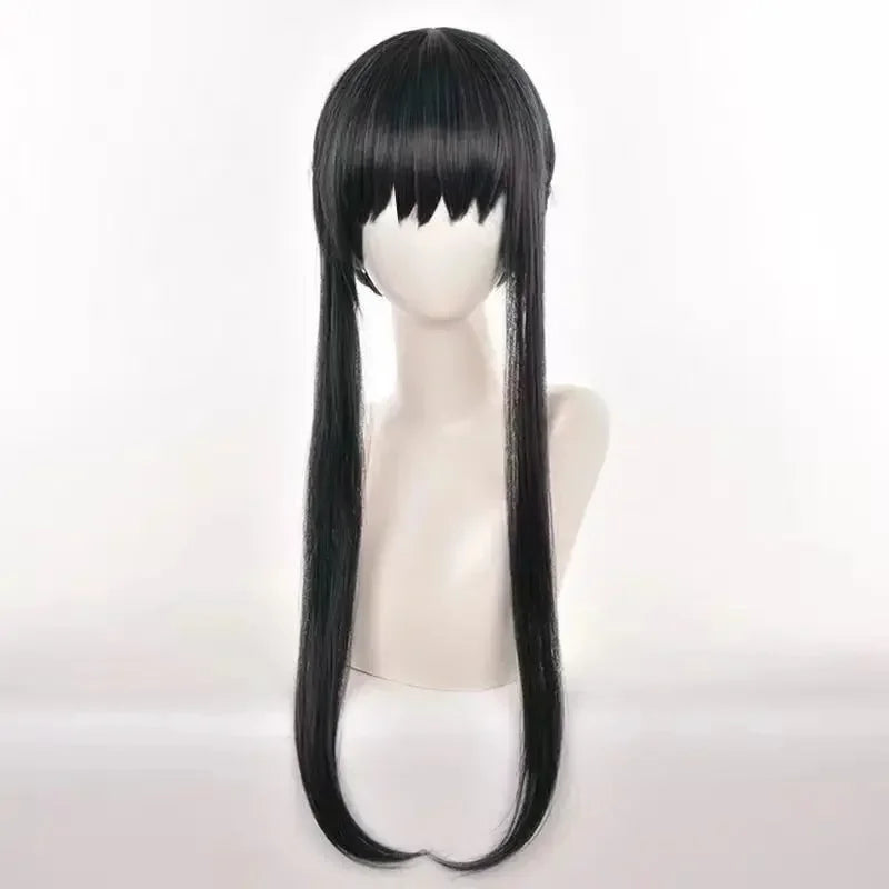 Anime Yor Forger Cosplay costume Headband Earrings Leather Stocking Wig dress full set for Halloween Carnival Party Comic Con