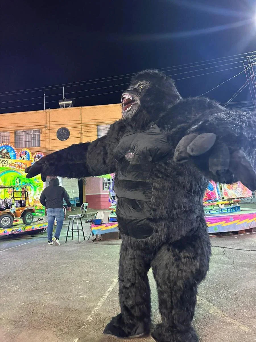 Inflatable 2M/2.6M/3M Big King Kong Gorilla Mascot Cosplay Costumes Party Advertising Plush Cartoon Doll Clothing Adult Fursuit