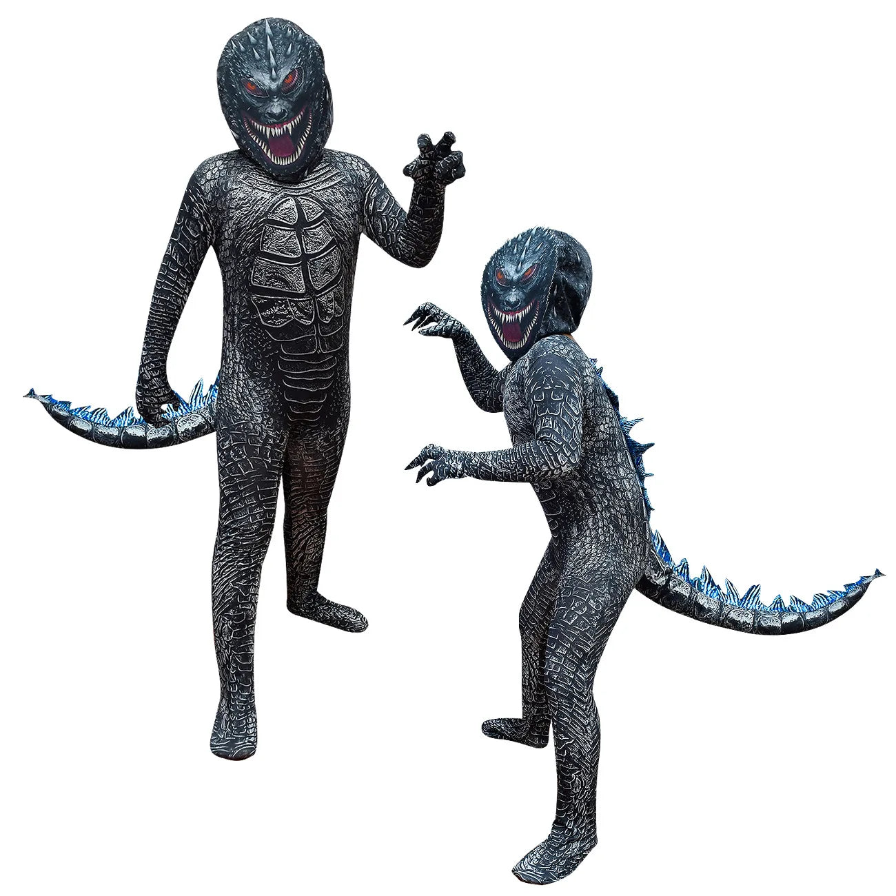 Boys G-Godzillae vs. King Kong clothes Child Dinosaur Monster Halloween Cosplay Child Cartoon Fantasia Carnival Cosplay Costume