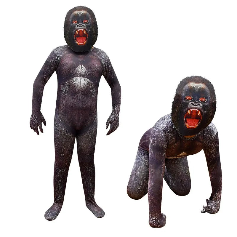 Boys G-Godzillae vs. King Kong clothes Child Dinosaur Monster Halloween Cosplay Child Cartoon Fantasia Carnival Cosplay Costume