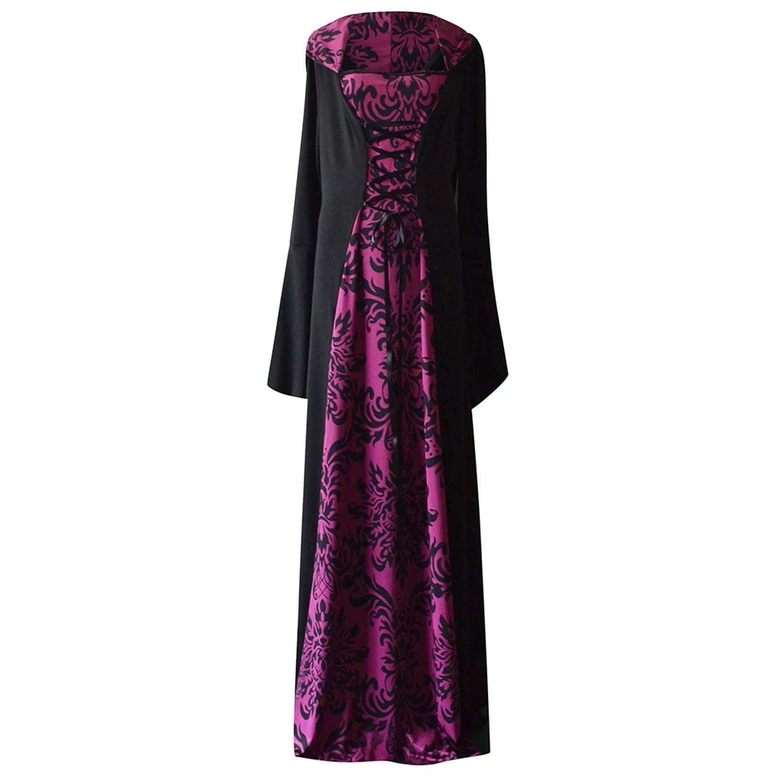 Costume Wicca Witch Medieval Dress Women Adult Plus Size Scary Cosplay Gothic New Wizard Halloween Costumes For Women