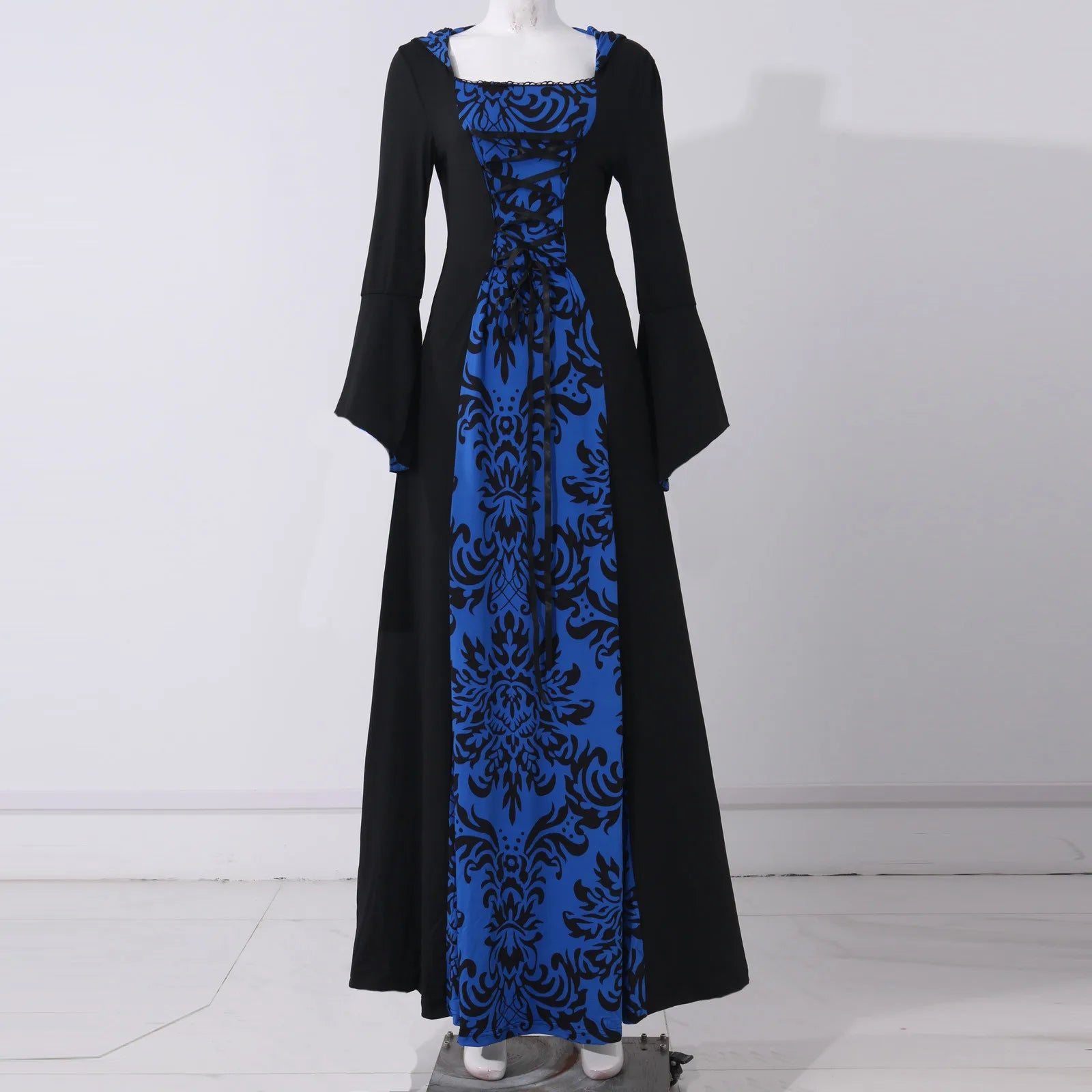 Costume Wicca Witch Medieval Dress Women Adult Plus Size Scary Cosplay Gothic New Wizard Halloween Costumes For Women