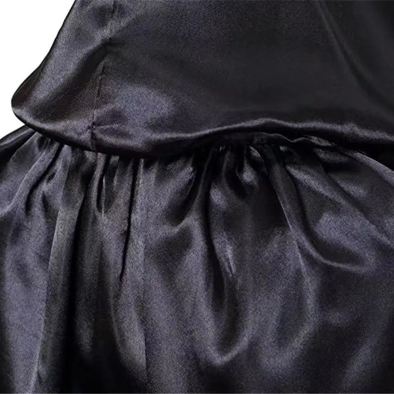 Halloween Cosplay Cloak - Medieval Black Hooded Cape for Men, Gothic Death Costume, Vampire Witch Robe