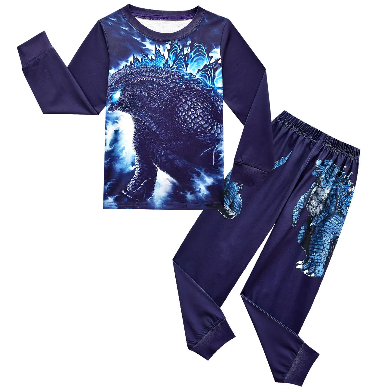 Boys G-Godzillae vs. King Kong clothes Child Dinosaur Monster Halloween Cosplay Child Cartoon Fantasia Carnival Cosplay Costume