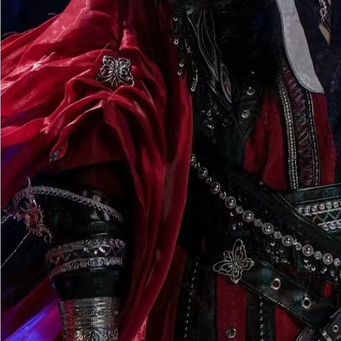 Chinese TV Series TGCF Tian Guan Ci Fu Xie Lian Hua Cheng Cosplay Costume Hua Cheng  Cos Dress Hanfu Full Set