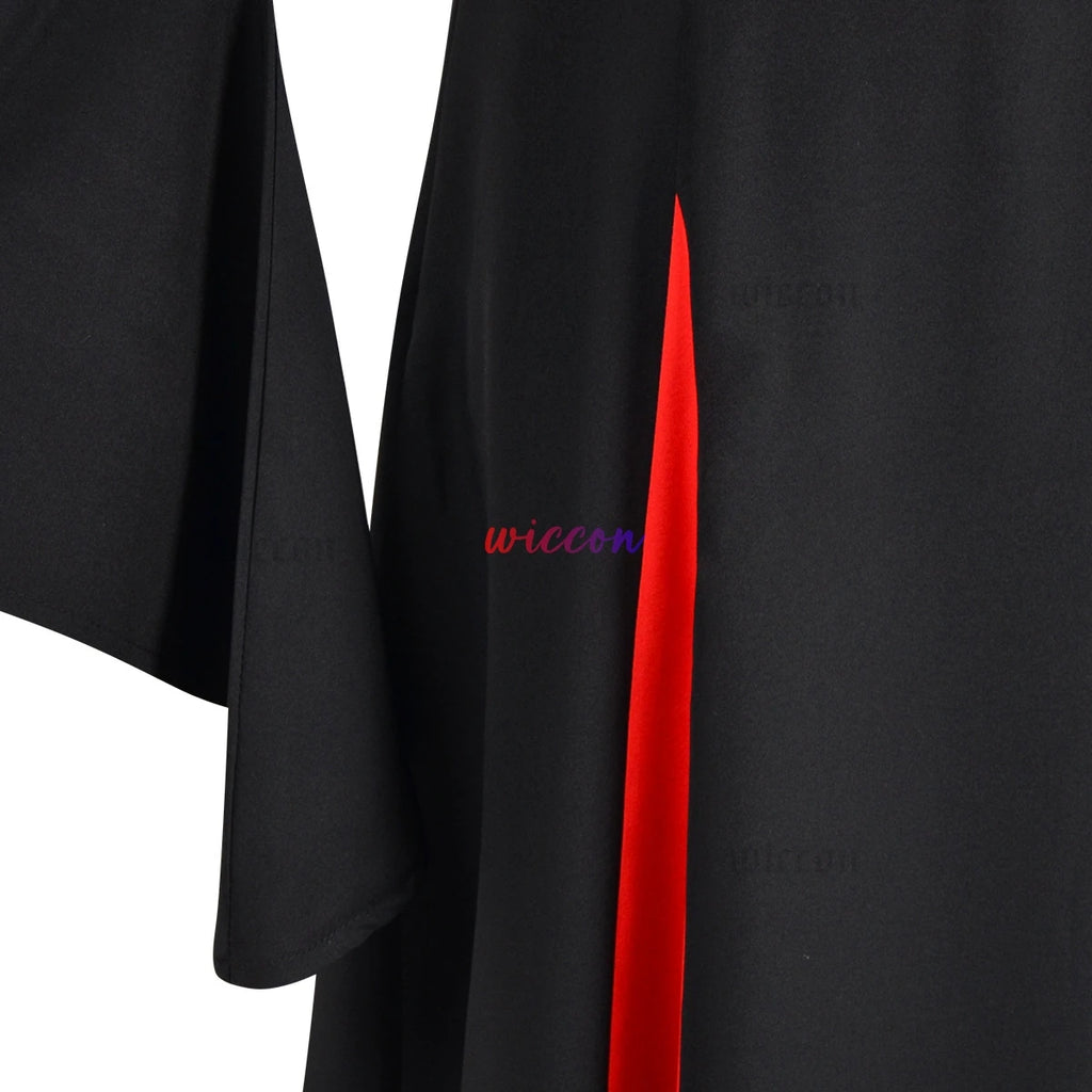 Morticia Cosplay Costume Black Robe Wig Set Women Gothic Dress Maxi Skirt Adult Vintage Halloween Masquerade Party