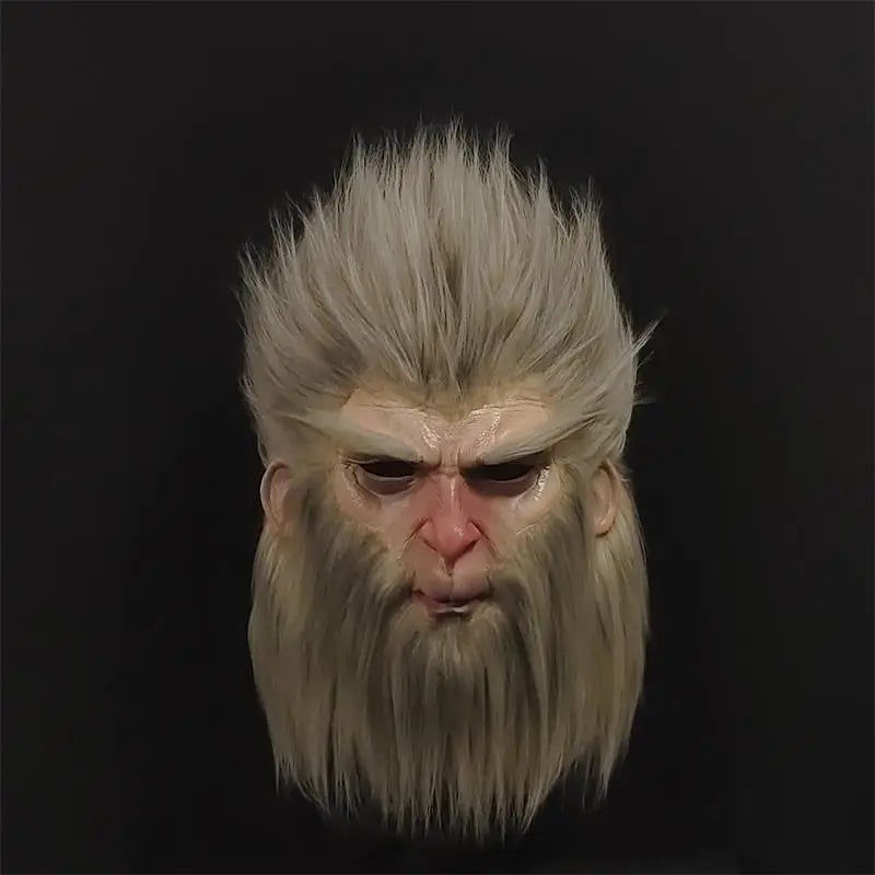 Black Myth Goku Head Suit Game Destiny Man Head Suit Halloween Costume Mask Props Halloween Mask