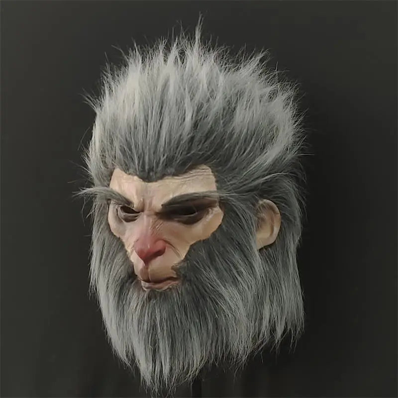 Black Myth Goku Head Suit Game Destiny Man Head Suit Halloween Costume Mask Props Halloween Mask