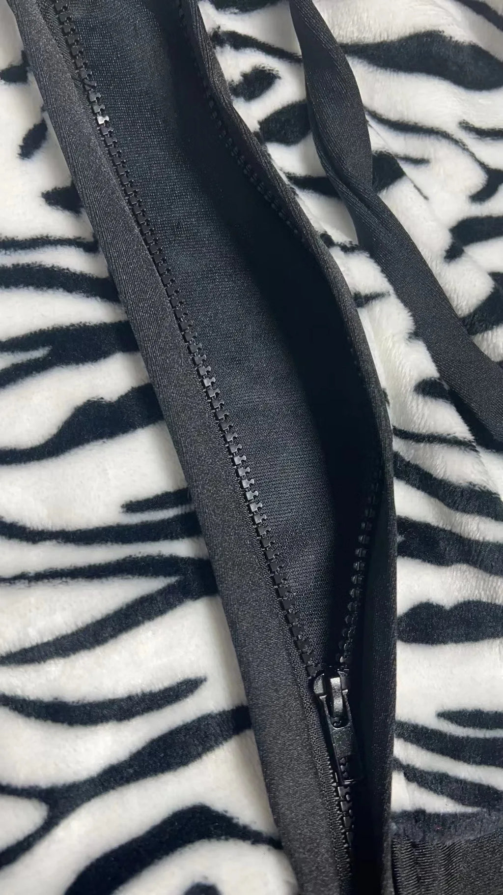 Women Sexy Striped Plush Leopard Animal Costume Shawl Tiger Game Cosplay Clothing Halloween Party Dress