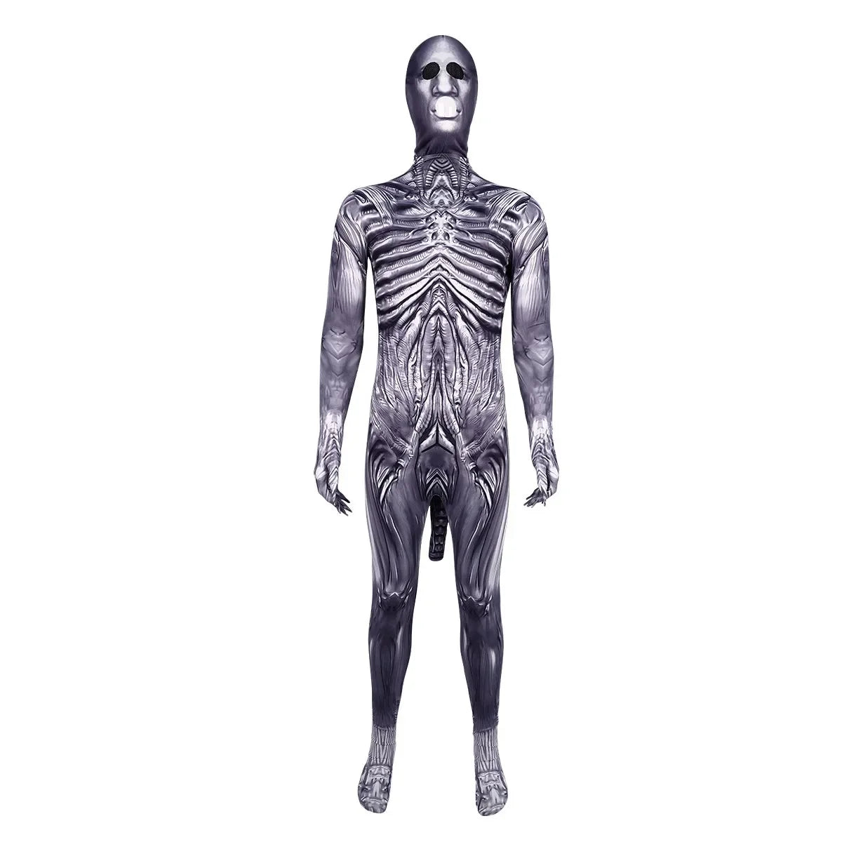 Alien Romulus Xenomorph Costume Adult Kids Horror Cos Jumpsuit Mask Tentacles Cosplay Disfraz Fear Halloween Costume Scary Suit