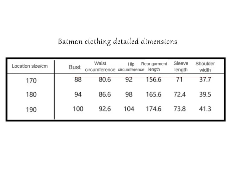 Anime Cartoon Adult Men Halloween Party Cosplay Batman Costumes Carnival Performance Clothing Boyfriend Christmas Birthday Gifts