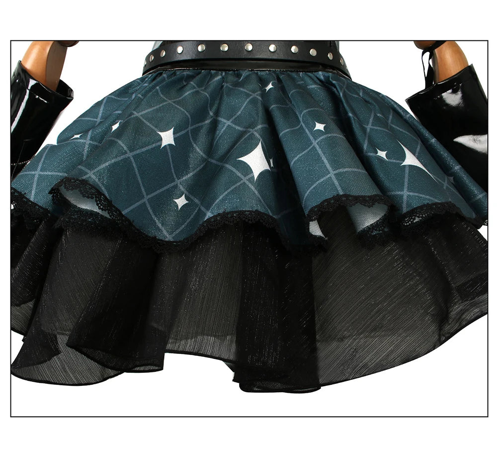 Anime Devil Hatsune Cosplay Costumes Game Demon Miku Dress Wig Wings Horns Tail Suit Carnival Party Outfits Women Sexy Uniform