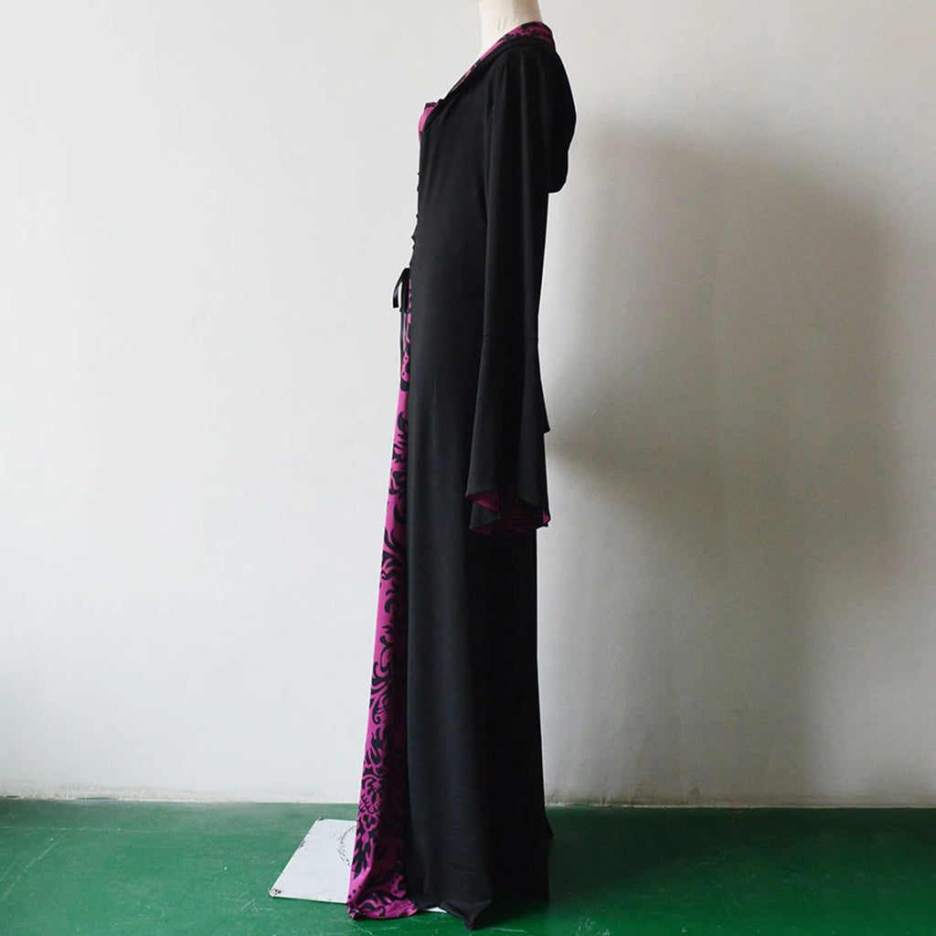 Costume Wicca Witch Medieval Dress Women Adult Plus Size Scary Cosplay Gothic New Wizard Halloween Costumes For Women